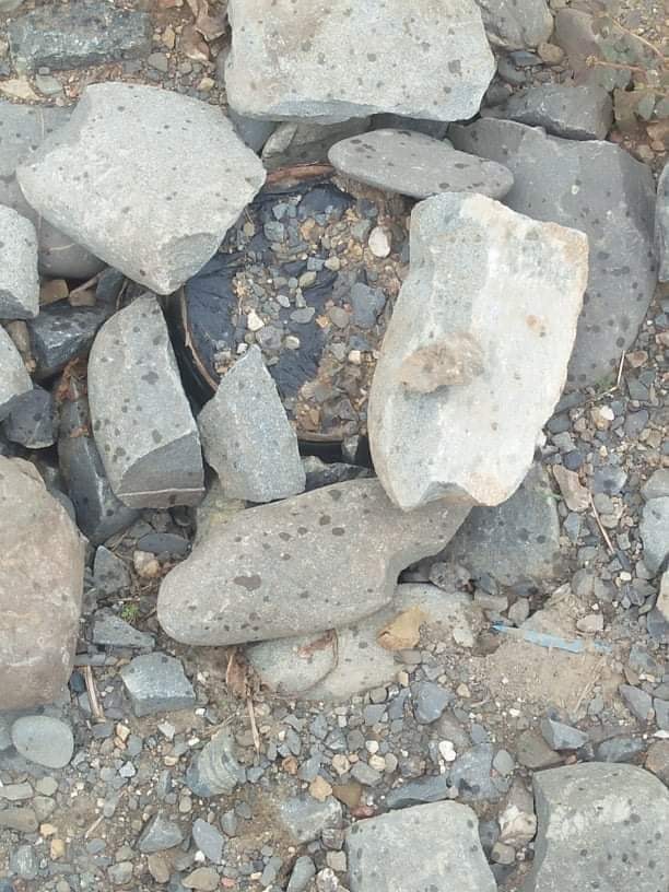 One of the landmine previously found in Kalay area (Photo: CHRO)