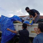 A previous photo showing humanitarian aid being given to refugees in Saiha area (Photo: CG)