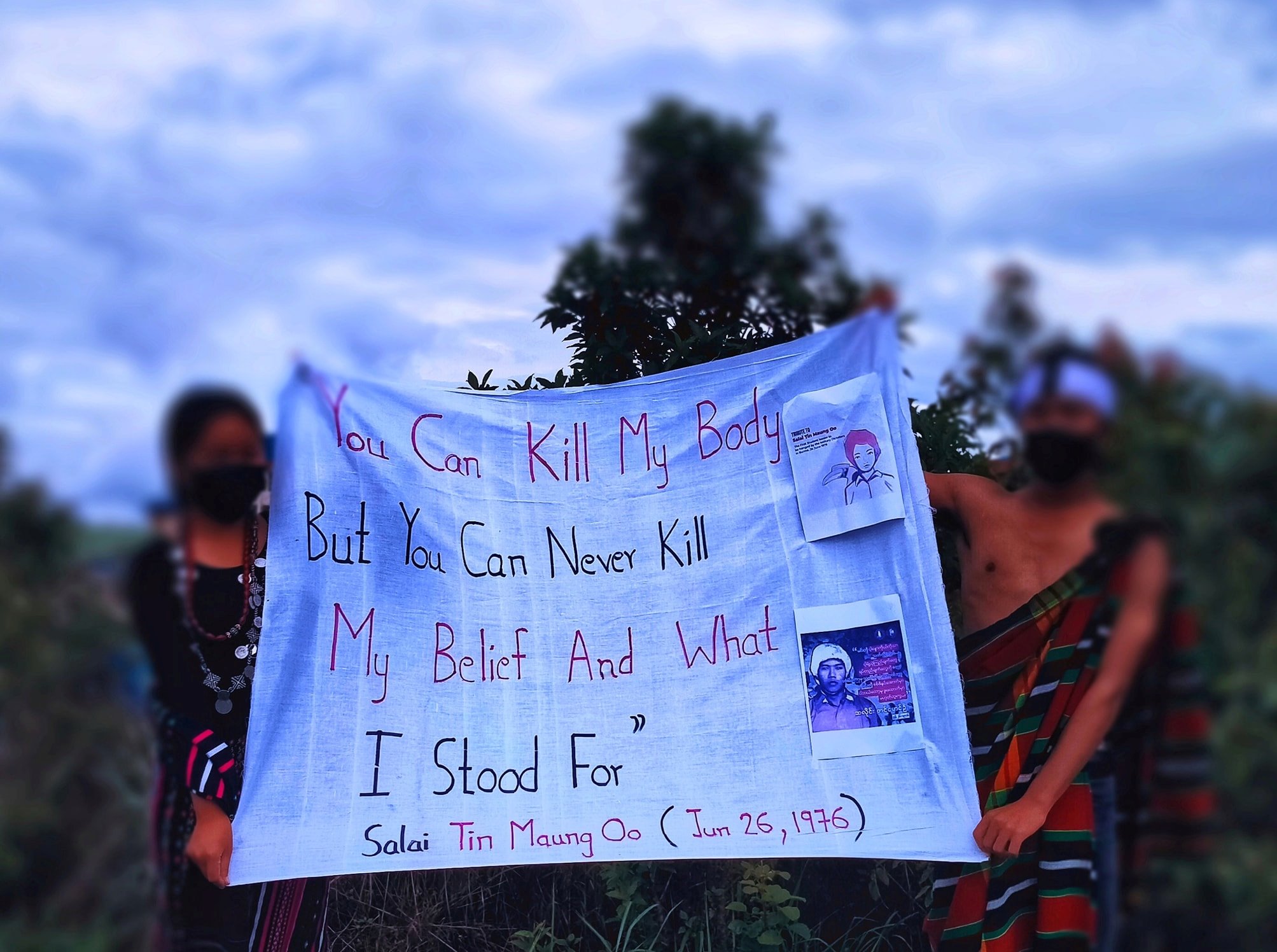 Bodies may be killed but belief and stand never die