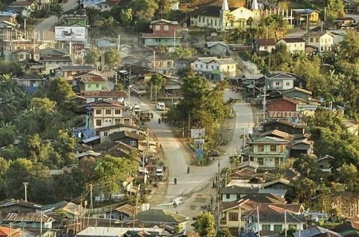 Matupi town before the 2021 coup (Photo: Facebook/Matupi Revolution News)