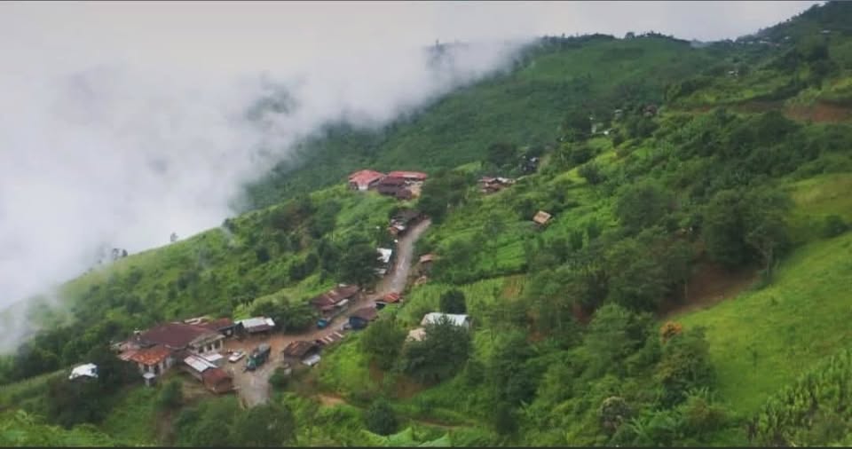 Taingen village, Tedim township (Photo: Facebook/CBNDailyNews)