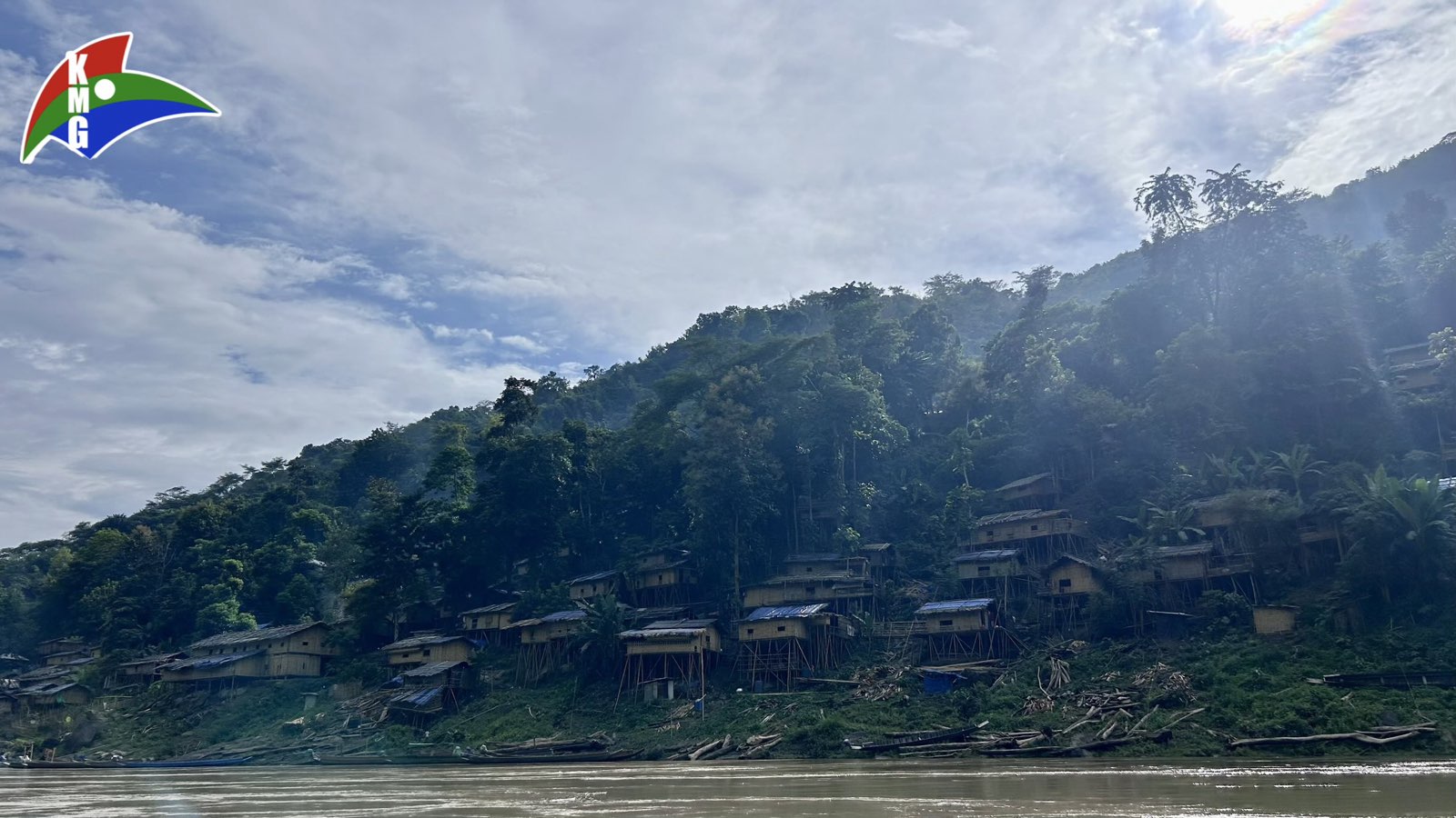 One of the villages where conflict-affected Chin communities stay on the Paletwa-Mizoram border (Photo: Facebook/KhumiMediaGroup)
