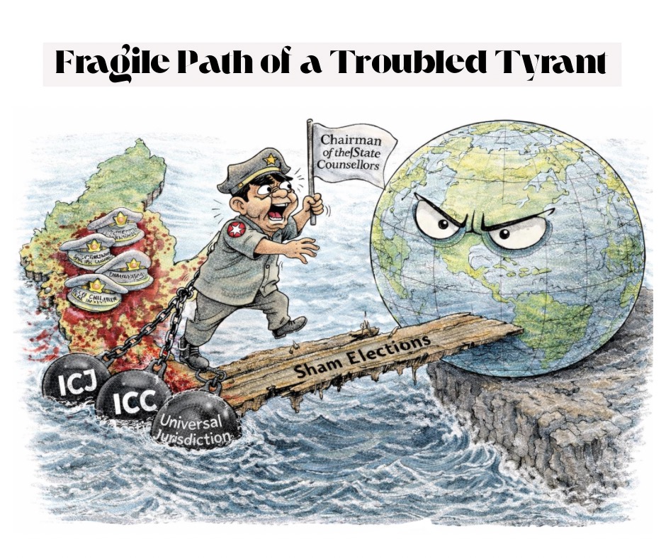 Cartoon: Fragile path of a troubled tyrant