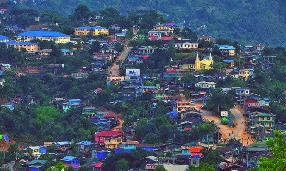 Matupi town (Photo: Facebook/Chinland Channel)
