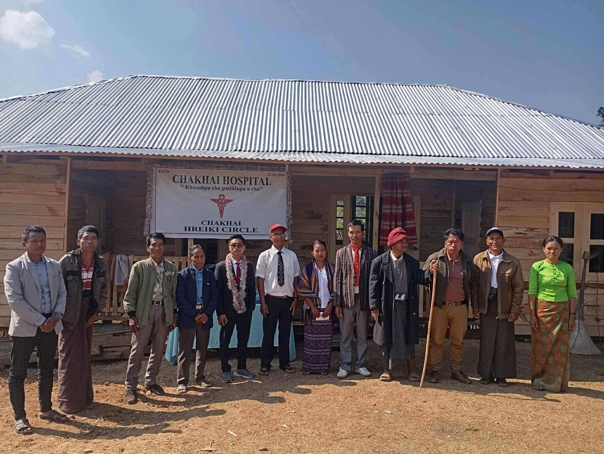 A new clinic opened in Chakhai village of Mara region in Matupi township, Chin State (Photo: Facebook/Khumiland News)