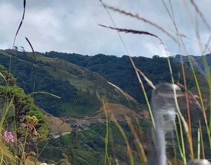 A convoy of SSPC military trucks moving towards Mindat town (Photo: Facebook/Zalen/Ko Yaw Mang)