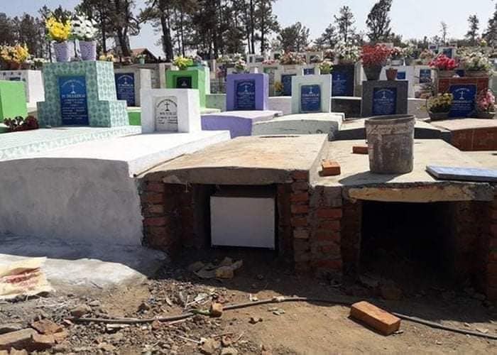 The Hakha No.1 cemetery (Photo: Facebook/The Chin Post)
