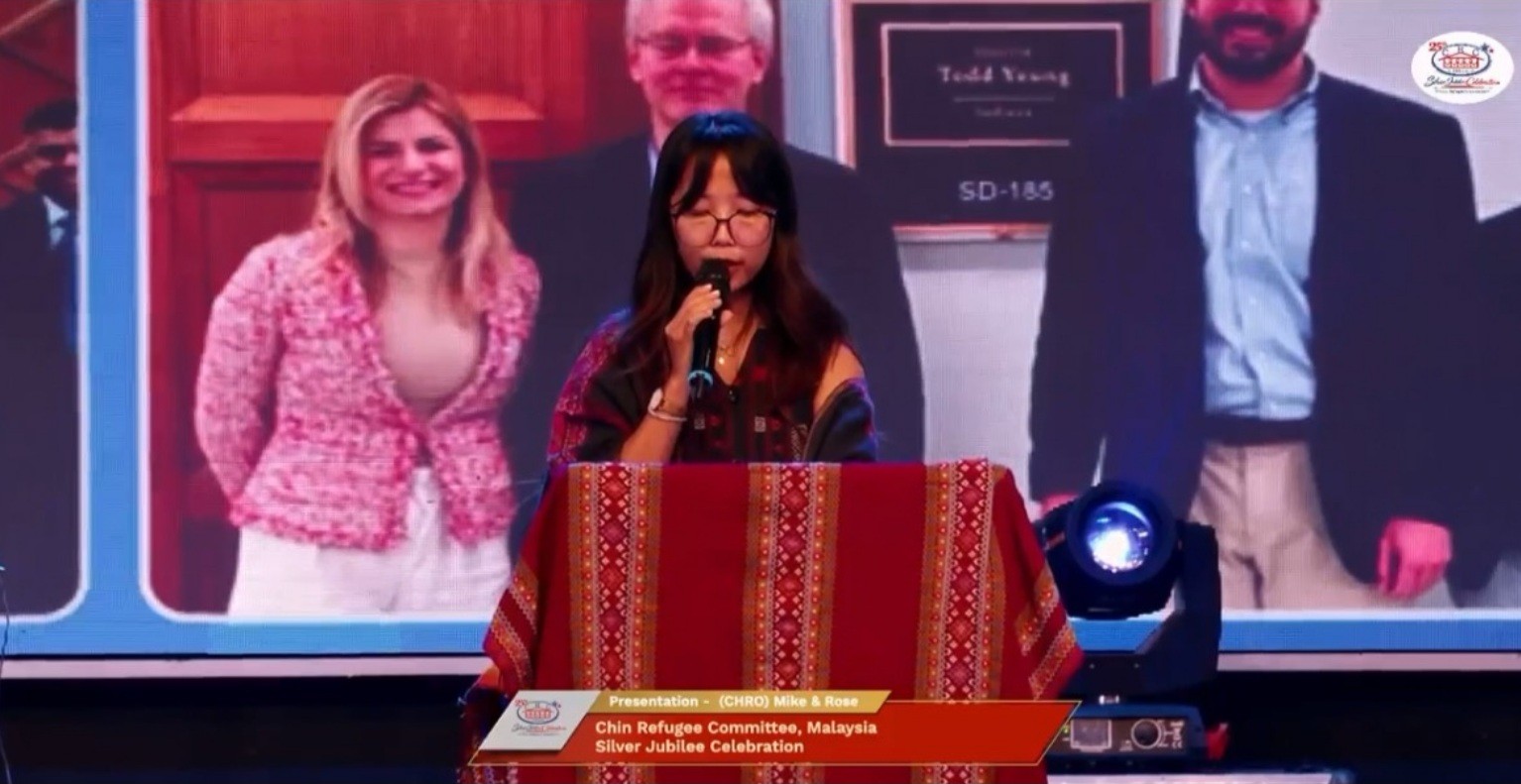 Ms Rosemary speaking at the CRC event in Malaysia (Photo: CHRO)