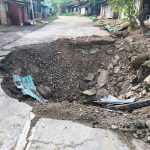 A crater left with remnants after SSPC airstrikes in Mindat on 8 June 2026 (Photo: Facebook/Hkl Mindat)