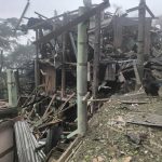 One of the civilian homes destroyed by SSPC airstrikes in Mindat town on 10 June 2026 (Photo: Facebook/Hkl Mindat)