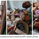 Some civilian homes were raided, ransacked and left chaotic by SSPC soldiers who looted items (Photo: Facebook/YawAlinnTan)