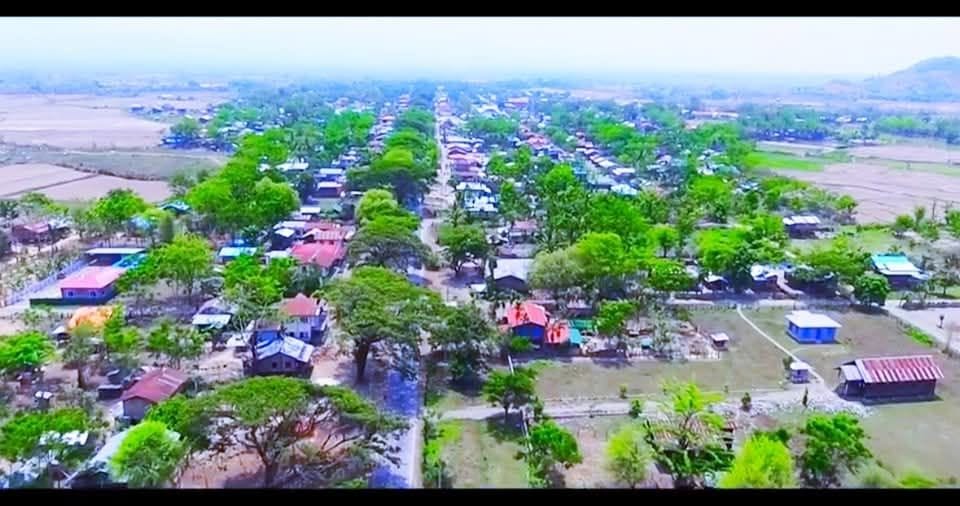 Khampat town, Sagaing Region (Photo: Facebook/Salai & Mai)