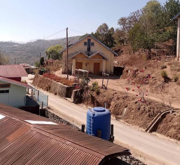 Lungpi village, Falam township, Chin State (Photo: Facebook/The Surbung Times)