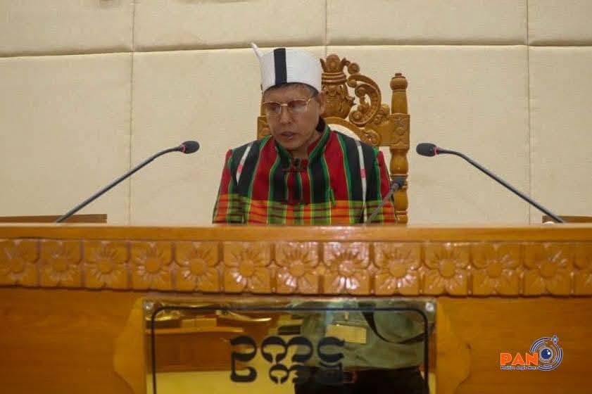 Mr. Kawl Lian Thang, Chin State Hluttaw Speaker (Photo: Facebook/The Surbung Times)