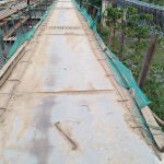 New Mansaung bridge under construction (Photo: Tedim Times)