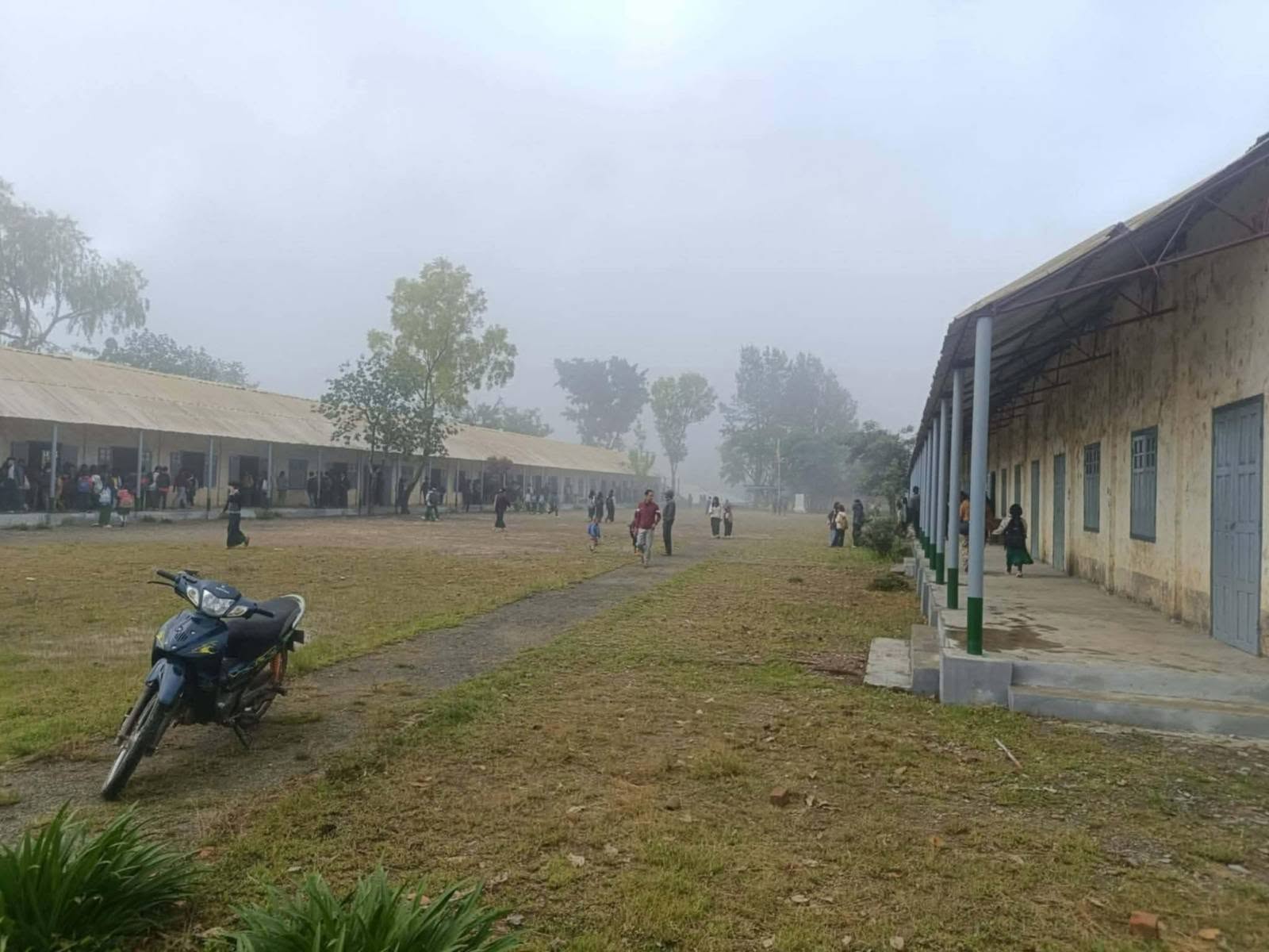 School scene in Tedim town, Chin State (Photo: Facebook/Zalen)