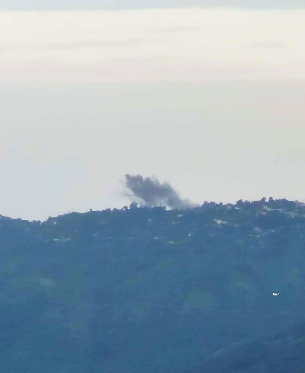 Smokes coming out from Mindat town after SSPC airstrikes on 17 July 2026 (Photo: Facebook/Hkl Mindat)
