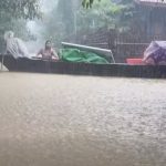 Flooding in Ponnagyun township, Rakhine State (Photo: Facebook/Khumiland News)